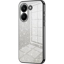 Защитный чехол Deexe Sparkles Cover для Xiaomi Poco X8 Pro - Black: фото 1 из 7