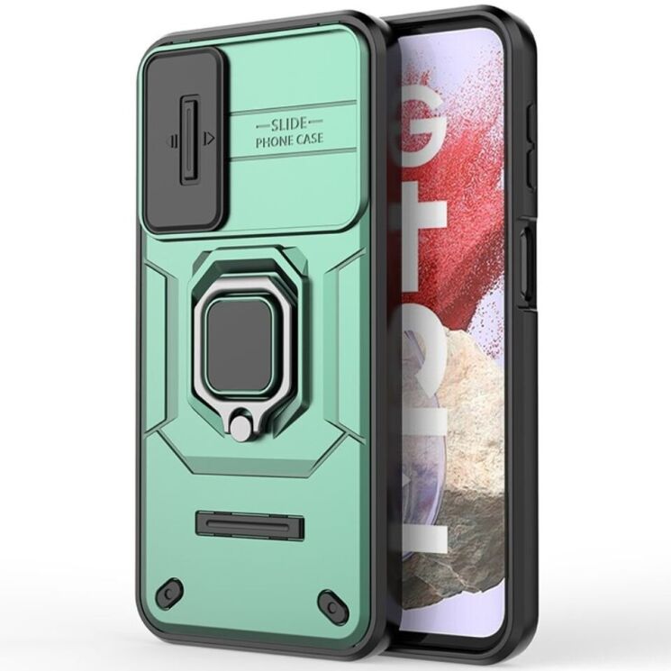 Защитный чехол Deexe Stellar Shield для Samsung Galaxy M34 (M346) - Green: фото 2 из 6