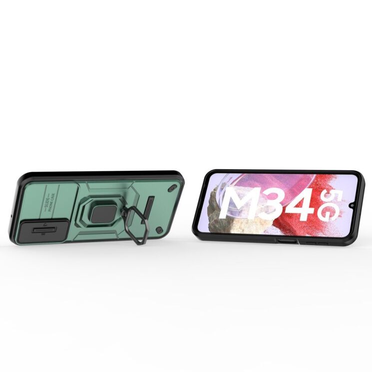 Защитный чехол Deexe Stellar Shield для Samsung Galaxy M34 (M346) - Green: фото 3 из 6