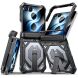 Захисний чохол Deexe Tank Stand для Samsung Galaxy Flip 8 - Grey (423516H). Фото 1 з 9