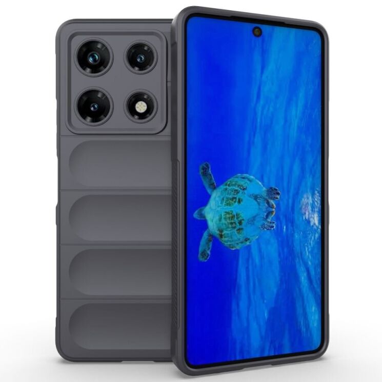 Защитный чехол Deexe Terra Case для Infinix Note 30 Pro - Dark Grey: фото 1 из 7