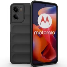 Захисний чохол Deexe Terra Case для Motorola Moto G05 / Moto E15 - Black: фото 1 з 6