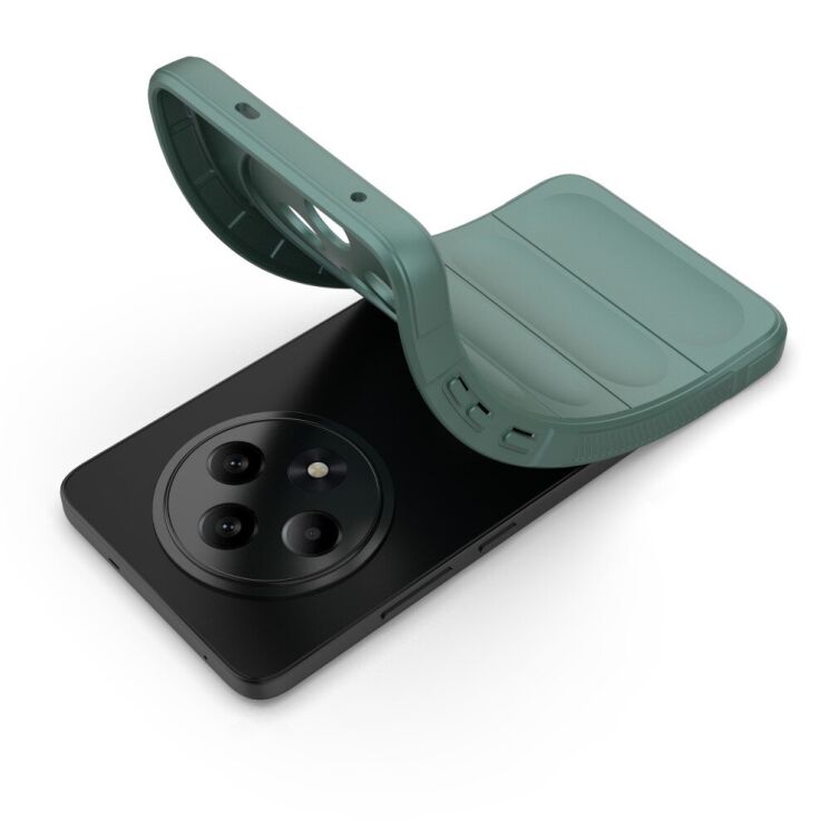 Защитный чехол Deexe Terra Case для OPPO Reno 12 F/FS - Green: фото 4 из 6
