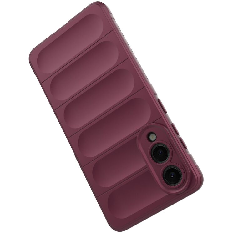 Защитный чехол Deexe Terra Case для Samsung Galaxy S25 Edge (S937) - Wine Red: фото 2 из 3