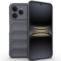 Силіконовий (TPU) чохол Deexe Terra Case для TECNO Spark 40 - Dark Grey: фото 1 з 6