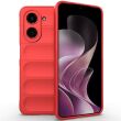 Защитный чехол Deexe Terra Case для Xiaomi Redmi A5 / Poco C71 - Red (380218R)