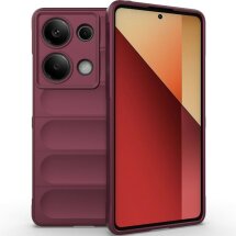 Защитный чехол Deexe Terra Case для Xiaomi Redmi Note 14S - Wine Red: фото 1 из 6