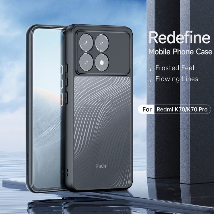 Защитный чехол DUX DUCIS Aimo Series для Xiaomi Poco F6 Pro - Black: фото 3 из 10