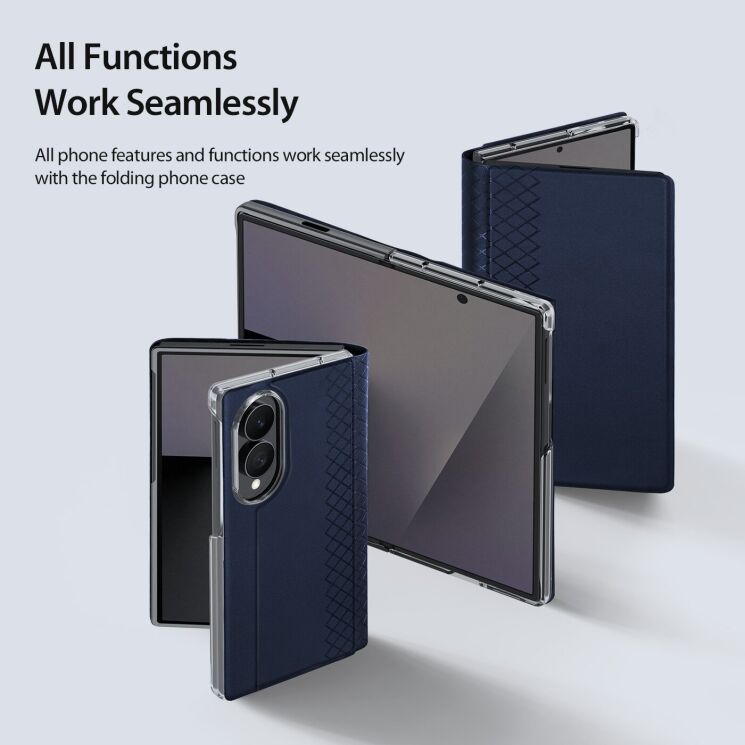 Защитный чехол DUX DUCIS Bril Series для Samsung Galaxy Fold 8 - Blue (424511L) Защитный чехол DUX DUCIS Bril Series для Samsung Galaxy Fold 8 - Blue: фото 5 из 10