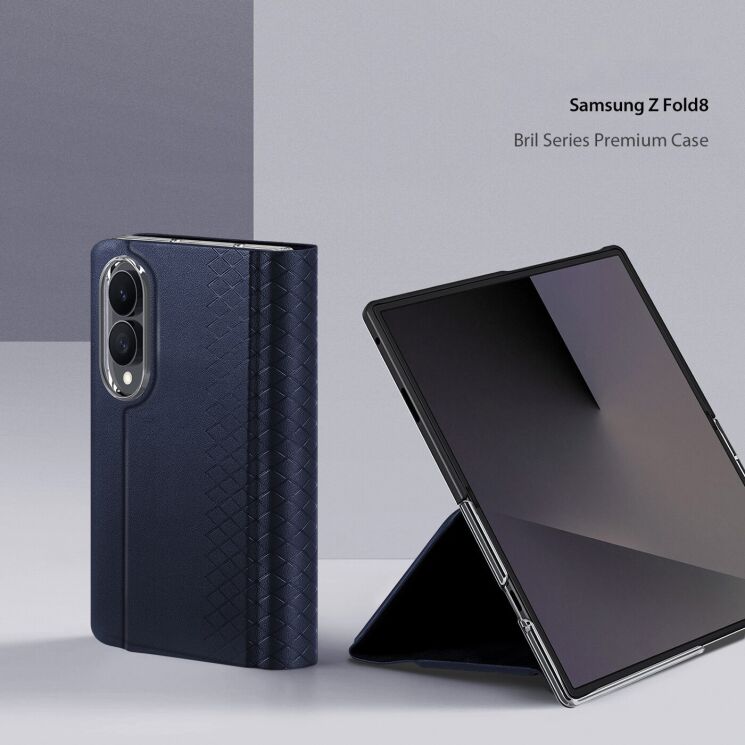 Защитный чехол DUX DUCIS Bril Series для Samsung Galaxy Fold 8 - Blue (424511L) Защитный чехол DUX DUCIS Bril Series для Samsung Galaxy Fold 8 - Blue: фото 3 из 10