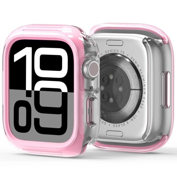 Захисний чохол DUX DUCIS Camo Series для Apple Watch 41 mm (7 / 8 / 9 Series) - Pink: фото 2 з 11