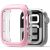 Защитный чехол DUX DUCIS Camo Series для Apple Watch 41 mm (7 / 8 / 9 Series) - Pink: фото 1 из 11