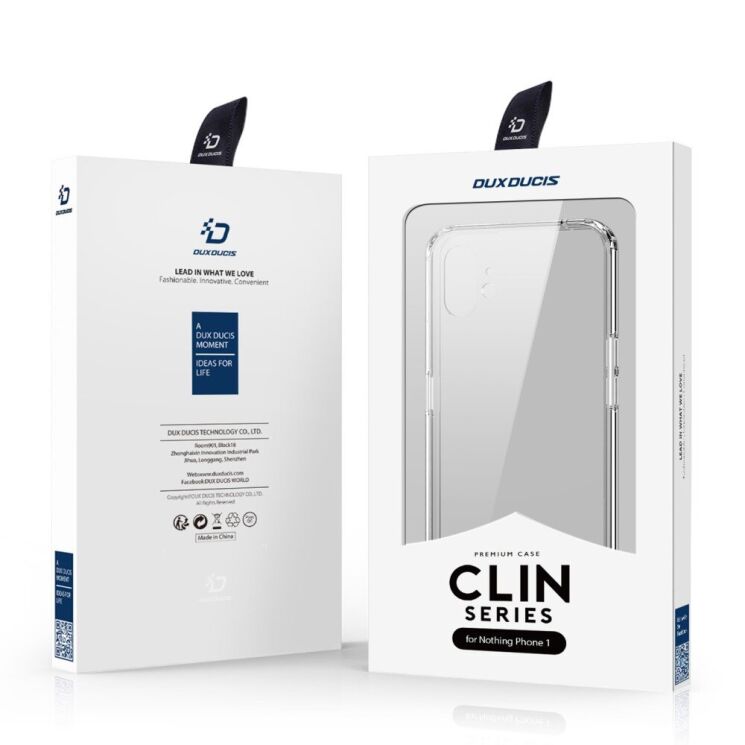 Захисний чохол DUX DUCIS Clin Series (FP) для Nothing Phone (1) - Transparent: фото 9 з 9
