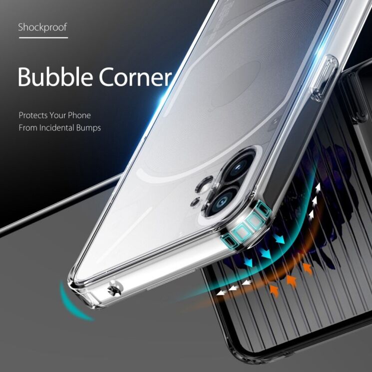 Захисний чохол DUX DUCIS Clin Series (FP) для Nothing Phone (1) - Transparent: фото 6 з 9