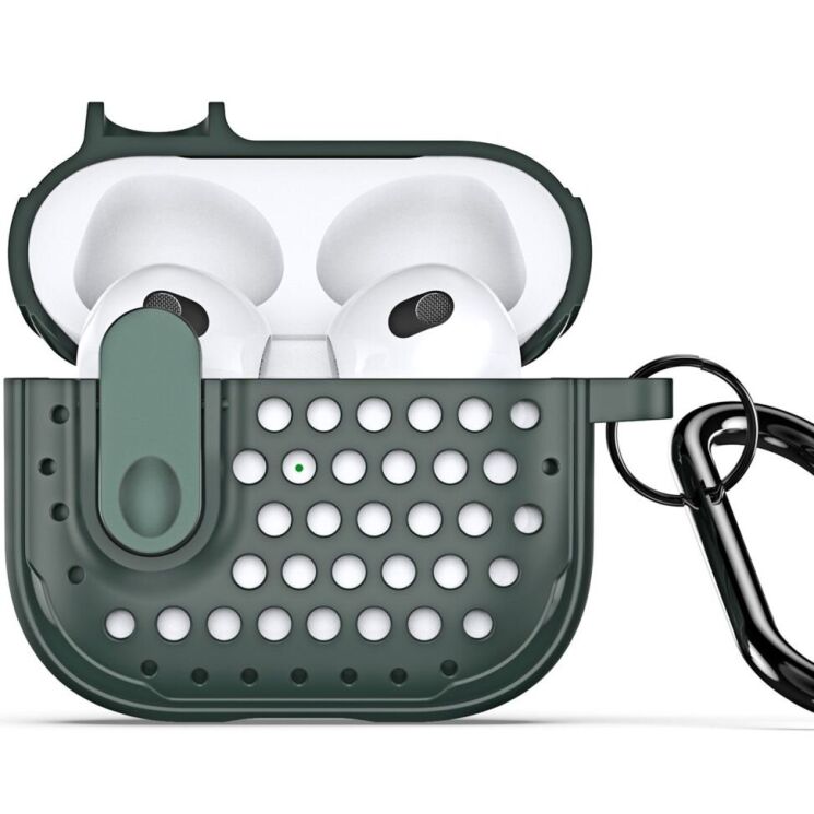 Защитный чехол DUX DUCIS PECM Series для Apple AirPods Pro - Green: фото 1 из 19