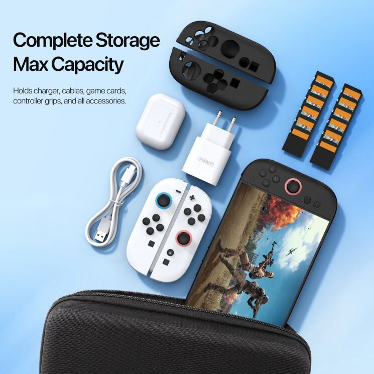 Захисний чохол Dux Ducis Storage Bag для Nintendo Switch 2 - Black: фото 7 з 11