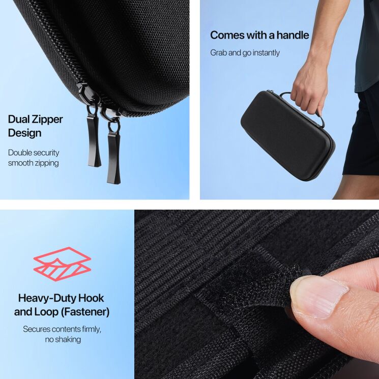 Захисний чохол Dux Ducis Storage Bag для Nintendo Switch 2 - Black: фото 6 з 11