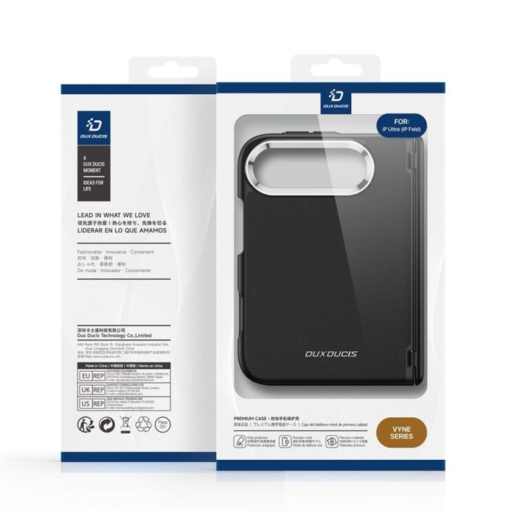Защитный чехол Dux Ducis Vyne Series для iPhone Duo - Black: фото 5 из 12