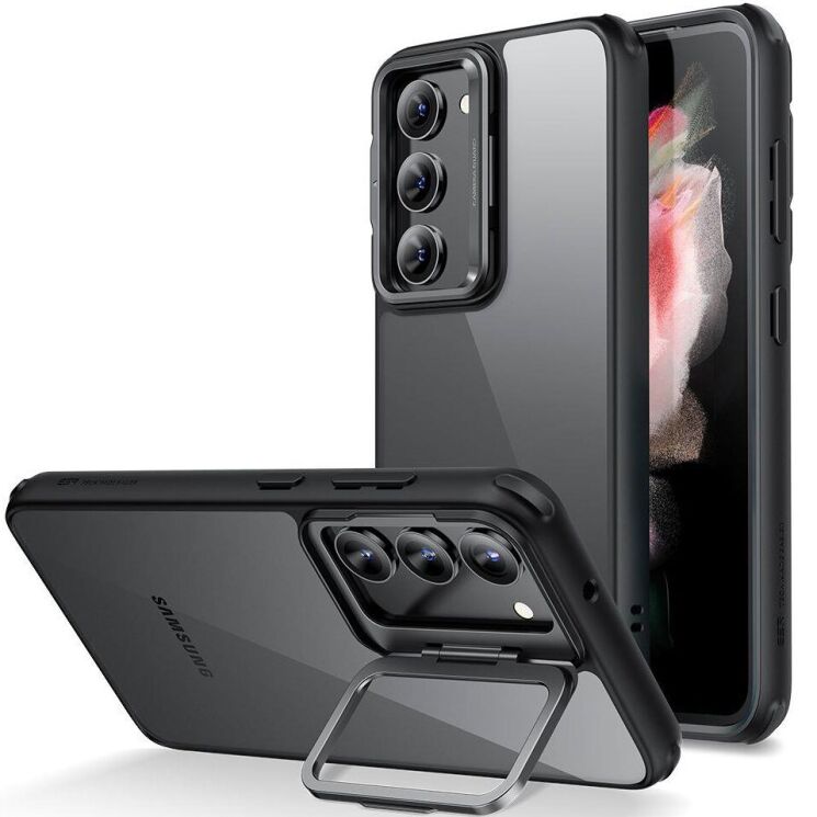 Защитный чехол ESR Classic Kickstand для Samsung Galaxy S23 Plus (S916) - Clear / Black: фото 1 из 9