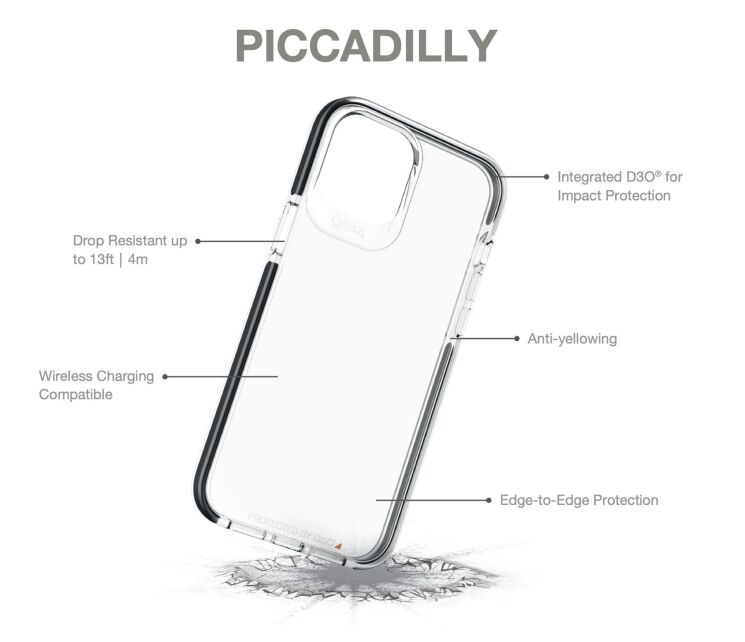 Защитный чехол Gear4 Piccadilly для Apple iPhone 12 mini - Pink: фото 6 из 7