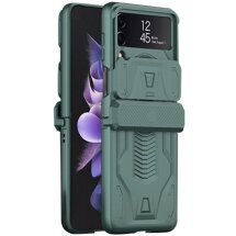Защитный чехол GKK Hinge Case для Samsung Galaxy Flip 4 - Green: фото 1 из 9