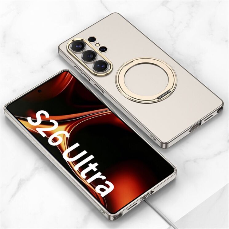 Защитный чехол GKK Magnetic Kickstand для Samsung Galaxy S26 Ultra - Black: фото 7 из 8