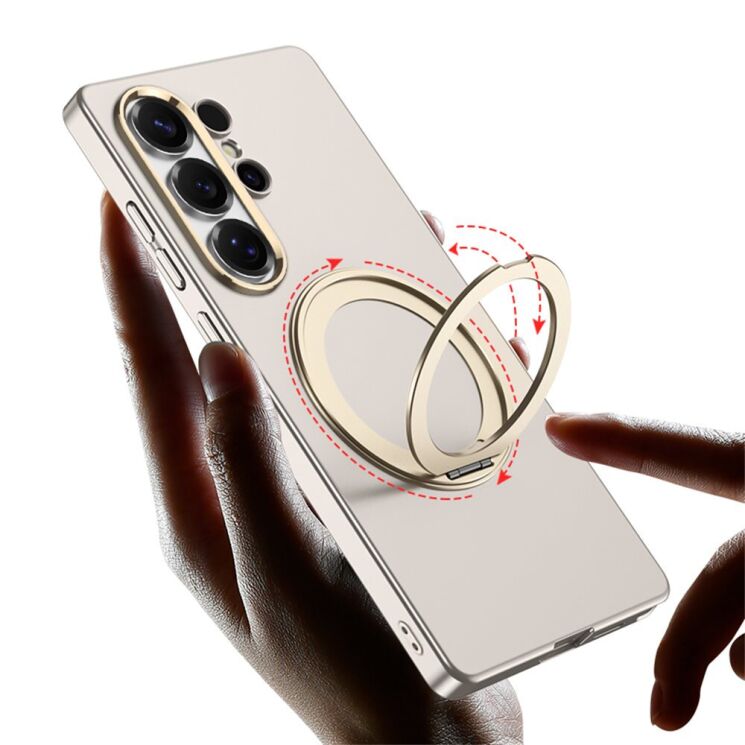 Защитный чехол GKK Magnetic Kickstand для Samsung Galaxy S26 Ultra - Black: фото 4 из 8