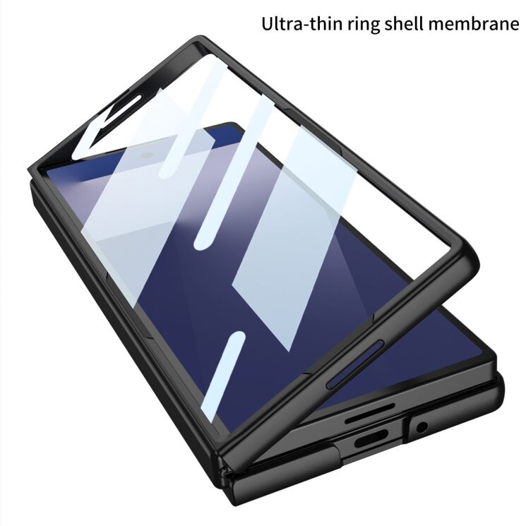 Защитный чехол GKK Ring Shell для Samsung Galaxy Fold 7 - Black: фото 3 из 11