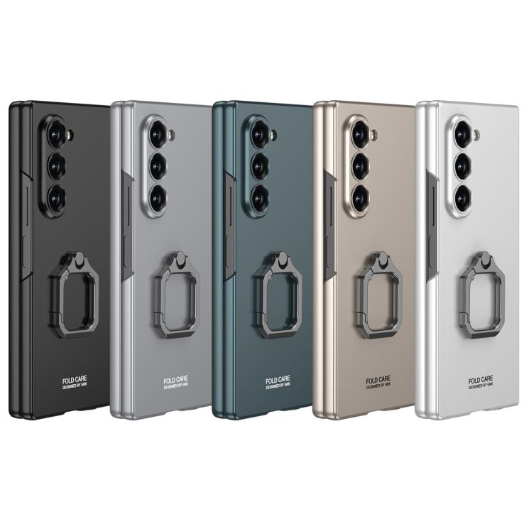 Защитный чехол GKK Ring Shell для Samsung Galaxy Fold 7 - Black: фото 11 из 11