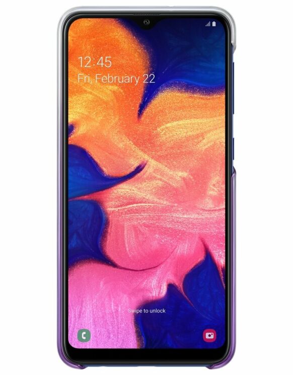 Защитный чехол Gradation Cover для Samsung Galaxy A10 (A105) EF-AA105CVEGRU - Violet: фото 3 из 7