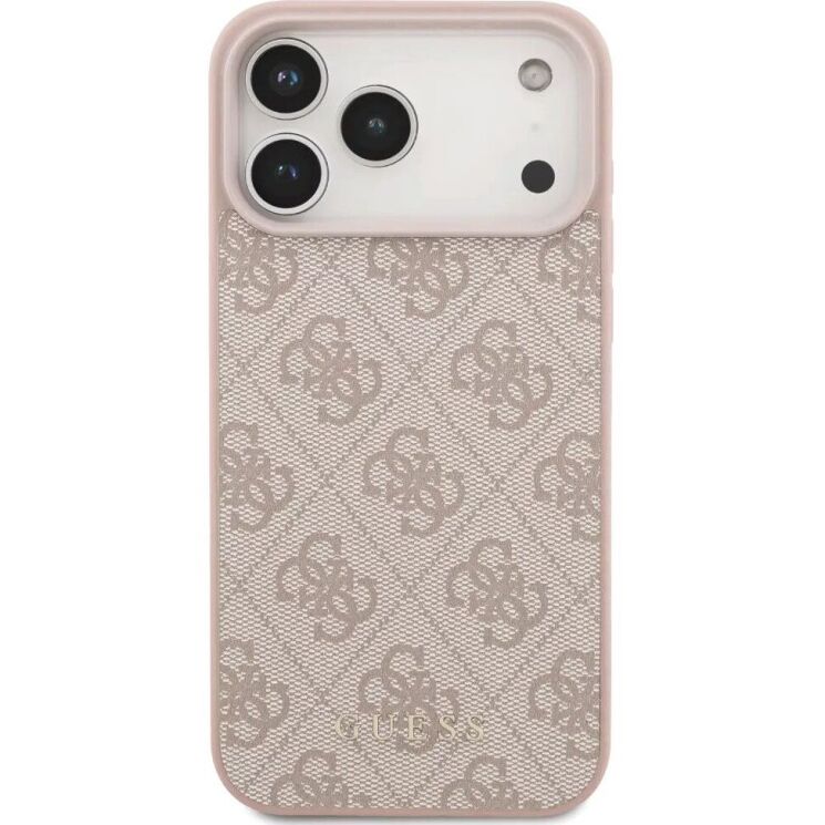 Захисний чохол Guess 4G Classic для iPhone 18 Pro Max / 17 Pro Max (GUHCP18XG4GFPI) - Pink: фото 2 з 7