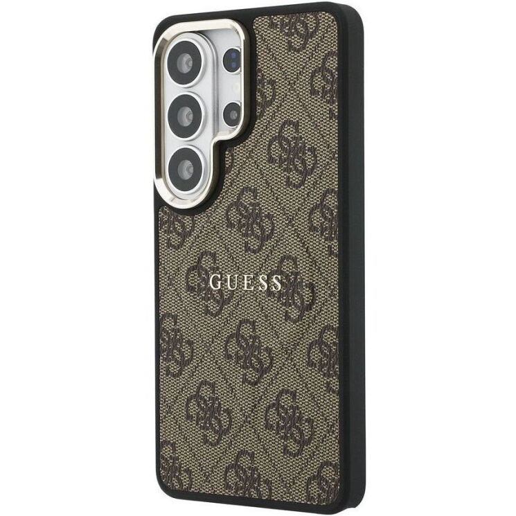 Захисний чохол Guess 4G Embossed Ring MagSafe для Samsung Galaxy S26 Ultra (S948) GUHMS26LP4MSEGCW - Brown (408539Z) Захисний чохол Guess 4G Embossed Ring MagSafe для Samsung Galaxy S26 Ultra (S948) GUHMS26LP4MSEGCW - Brown: фото 3 з 8