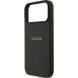 Защитный чехол Guess Grained Ring MagSafe для iPhone 17 Pro Max (GUHMP17XPGHSMMK) - Black (402885B). Фото 6 из 9