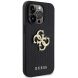 Защитный чехол Guess Perforated Glitter Logo для Apple iPhone 15 Pro Max - Black (349629B). Фото 4 из 8