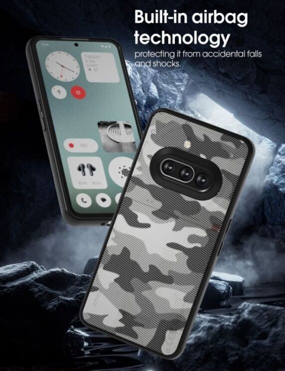 Защитный чехол IBMRS Military для Nothing Phone (3a) - Artistic Camouflage: фото 7 из 7