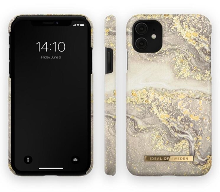 Защитный чехол iDeal Of Sweden Printed Case для Apple iPhone 11 (IDFCSS19-I1961-121) - Sparkle Greige Marble: фото 2 из 6