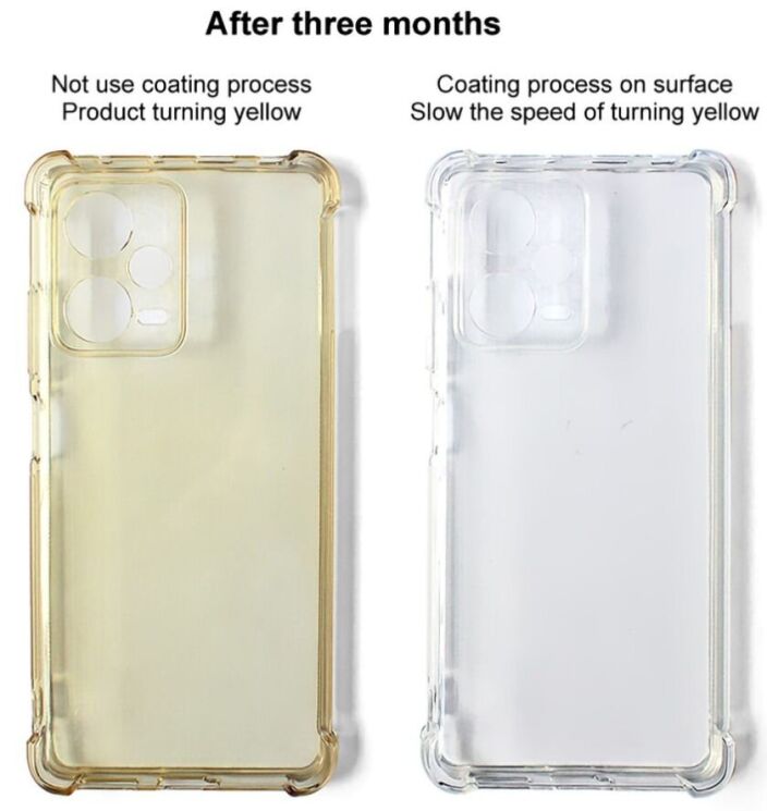 Защитный чехол IMAK Airbag MAX Case для Motorola Edge 50 Pro - Transparent Black: фото 10 из 13