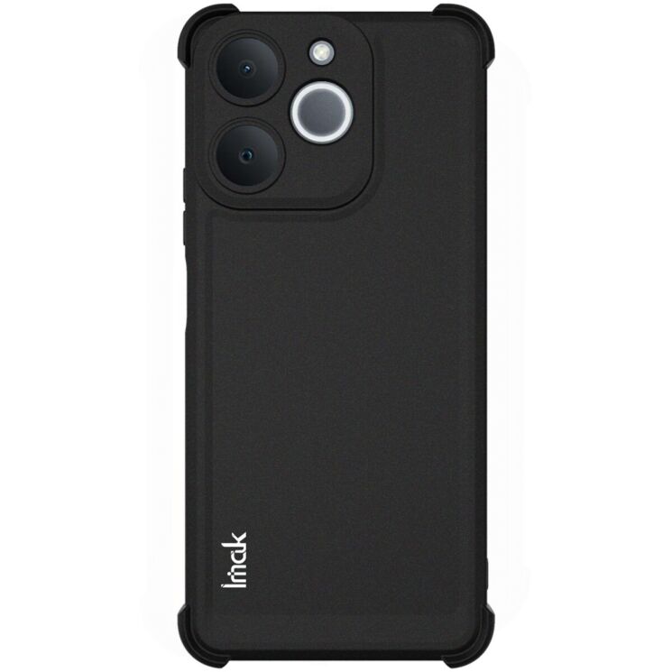 Захисний чохол IMAK Airbag Sand Case для Realme Note 70 - Matte Black: фото 2 з 9