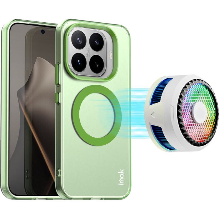 Защитный чехол IMAK Candy Series Magnetic для Xiaomi 17T - Green: фото 2 из 9