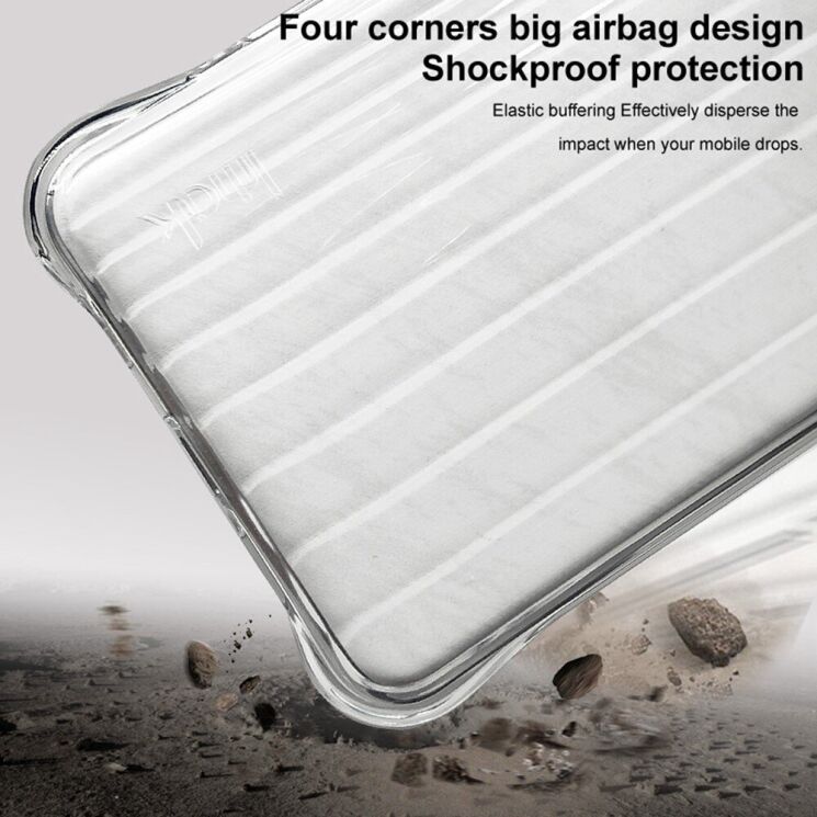 Защитный чехол IMAK Corrugated Airbag для Nothing CMF Phone 1 - Transparent: фото 4 из 10