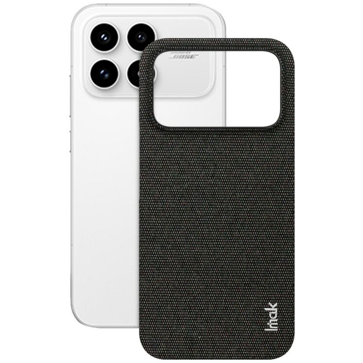 Захисний чохол IMAK Fabric Case для Xiaomi Poco F8 Pro - Black (403538B) Захисний чохол IMAK Fabric Case для Xiaomi Poco F8 Pro - Black: фото 2 з 7