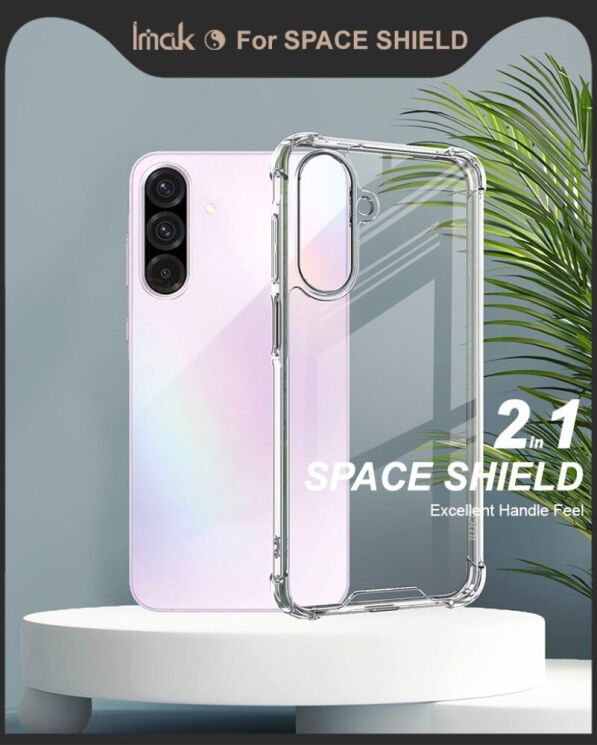 Защитный чехол IMAK Space Shield для Samsung Galaxy A26 (A266) - Transparent: фото 7 из 9