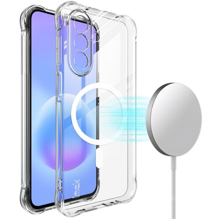Защитный чехол IMAK Space Shield MagSafe для Samsung Galaxy A27 (A276) - Transparent (408620T) Защитный чехол IMAK Space Shield MagSafe для Samsung Galaxy A27 (A276) - Transparent: фото 1 из 11