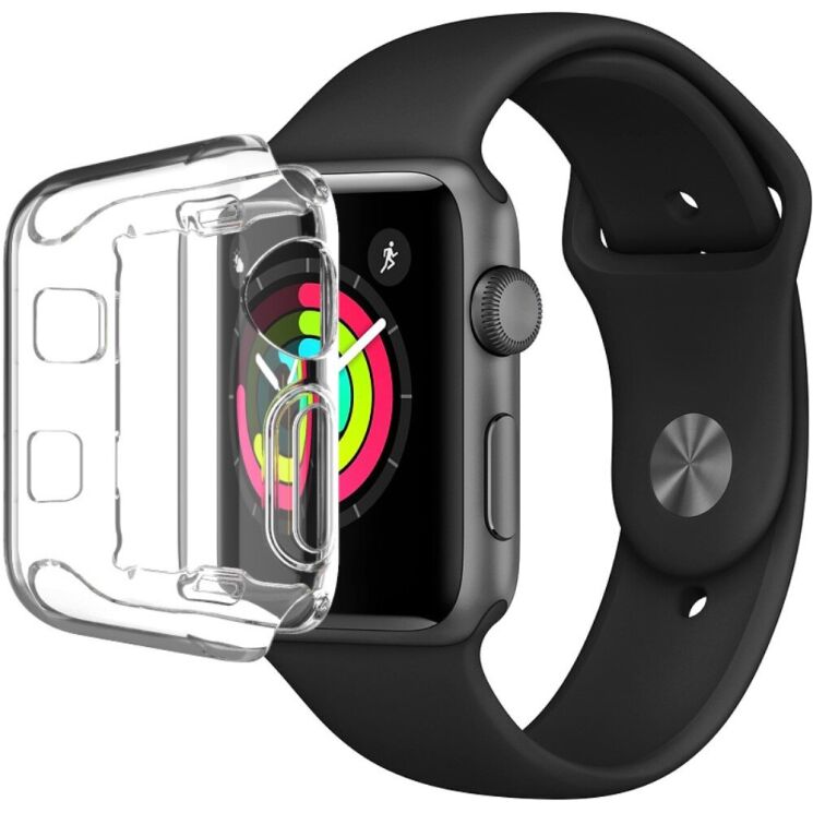 Защитный чехол IMAK UX-3 Front Protection для Apple Watch 38 mm - Transparent: фото 2 из 13