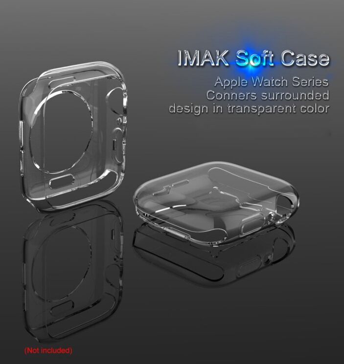 Защитный чехол IMAK UX-3 Front Protection для Apple Watch 38 mm - Transparent: фото 6 из 13