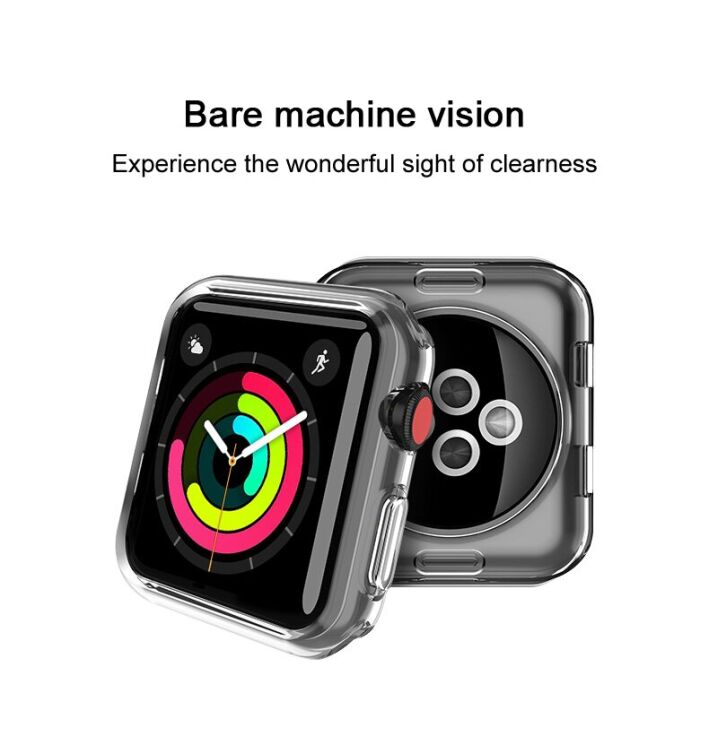 Защитный чехол IMAK UX-3 Front Protection для Apple Watch 38 mm - Transparent: фото 7 из 13