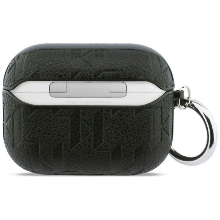 Защитный чехол Karl Lagerfeld Monogram Choupette Head для AirPods Pro 3 (KLAP3PGCHPK) - Black: фото 3 из 4