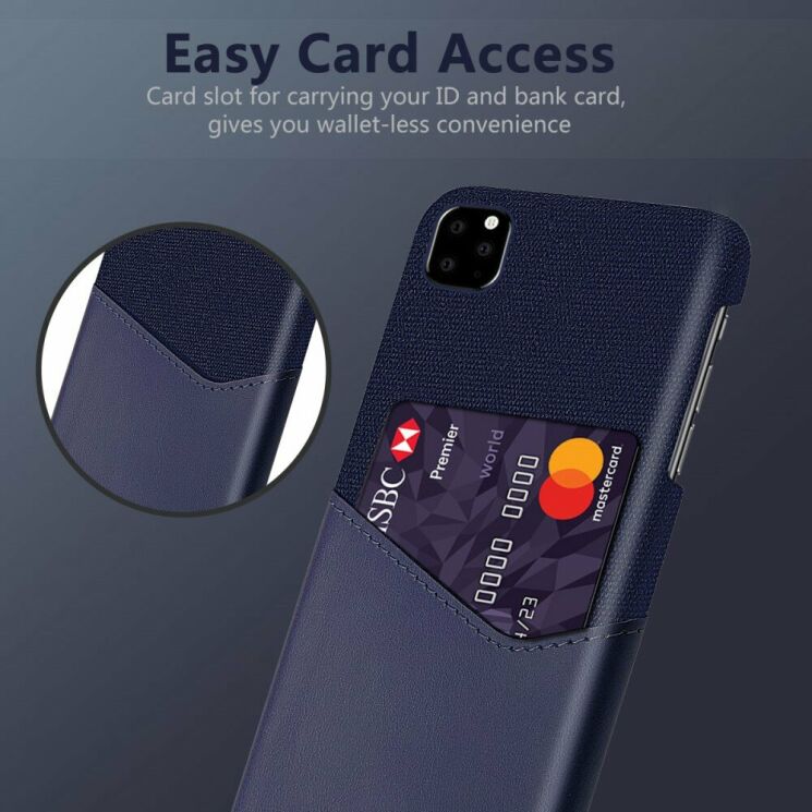 Защитный чехол KSQ Business Pocket для iPhone 11 - Blue: фото 3 из 4
