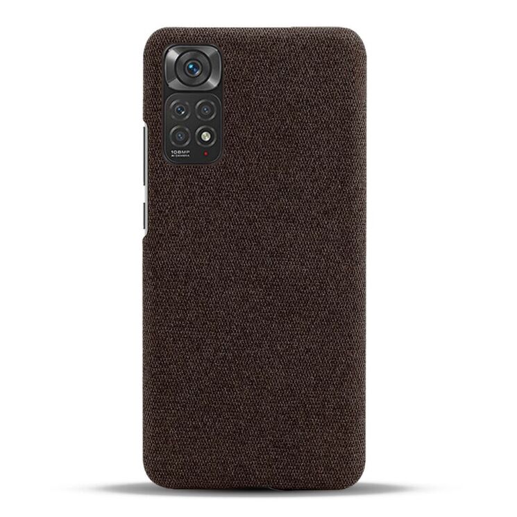 Защитный чехол KSQ Cloth Style для Xiaomi Redmi Note 11 / Note 11s - Brown: фото 3 из 5