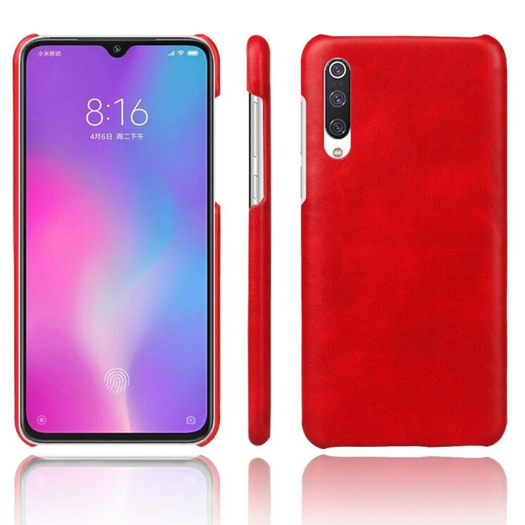 Защитный чехол KSQ Leather Cover для Xiaomi Mi CC9e / A3 - Red: фото 1 из 5